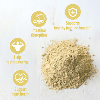 Unleash’d Organic Astragalus Root Powder 16 oz – Organic Adaptogen Herbal Powder, Non-GMO, Vegan, No Additives, Superfood for Smoothies, Tea & Daily Wellness