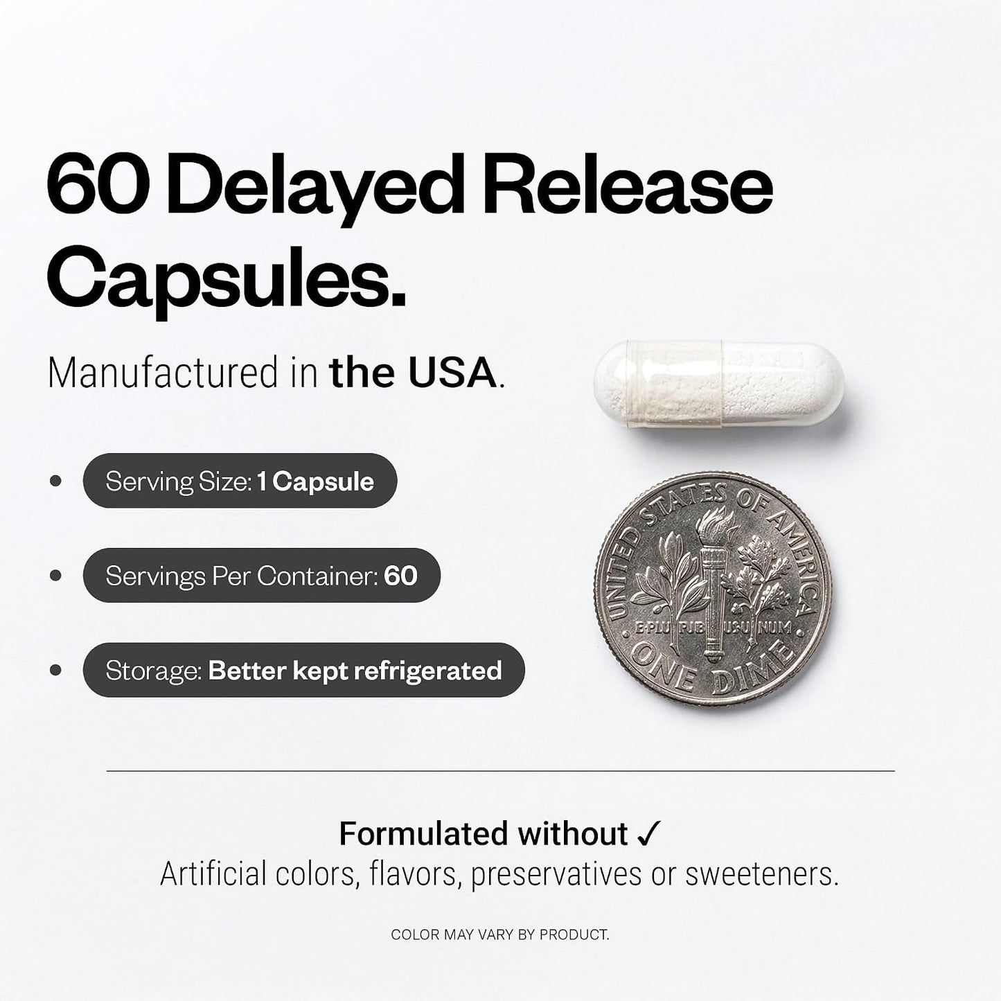 Supersmart - Bacillus Subtilis 3 Billion CFU per Day (High Potency) - Spore Probiotic Supplement | Non-GMO & Gluten Free - 60 DR Capsules