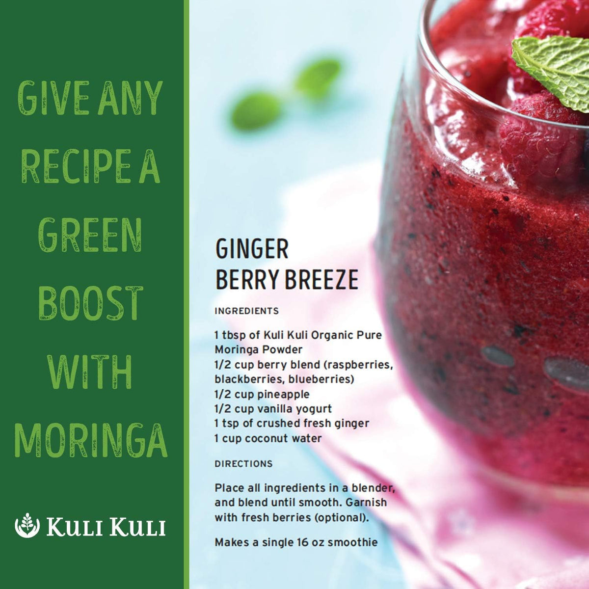 Kuli Kuli Moringa Vegetable Powder, 7.4 oz