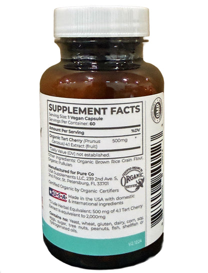 Organic Cranberry Pills - Vegan Supplement for Urinary Tract Health & Kidney Cleanse - Cranberry Pills for Women 500mg 50:1 Cranberry Concentrate Per Serving - Urinary Tract Support - 60 Capsules