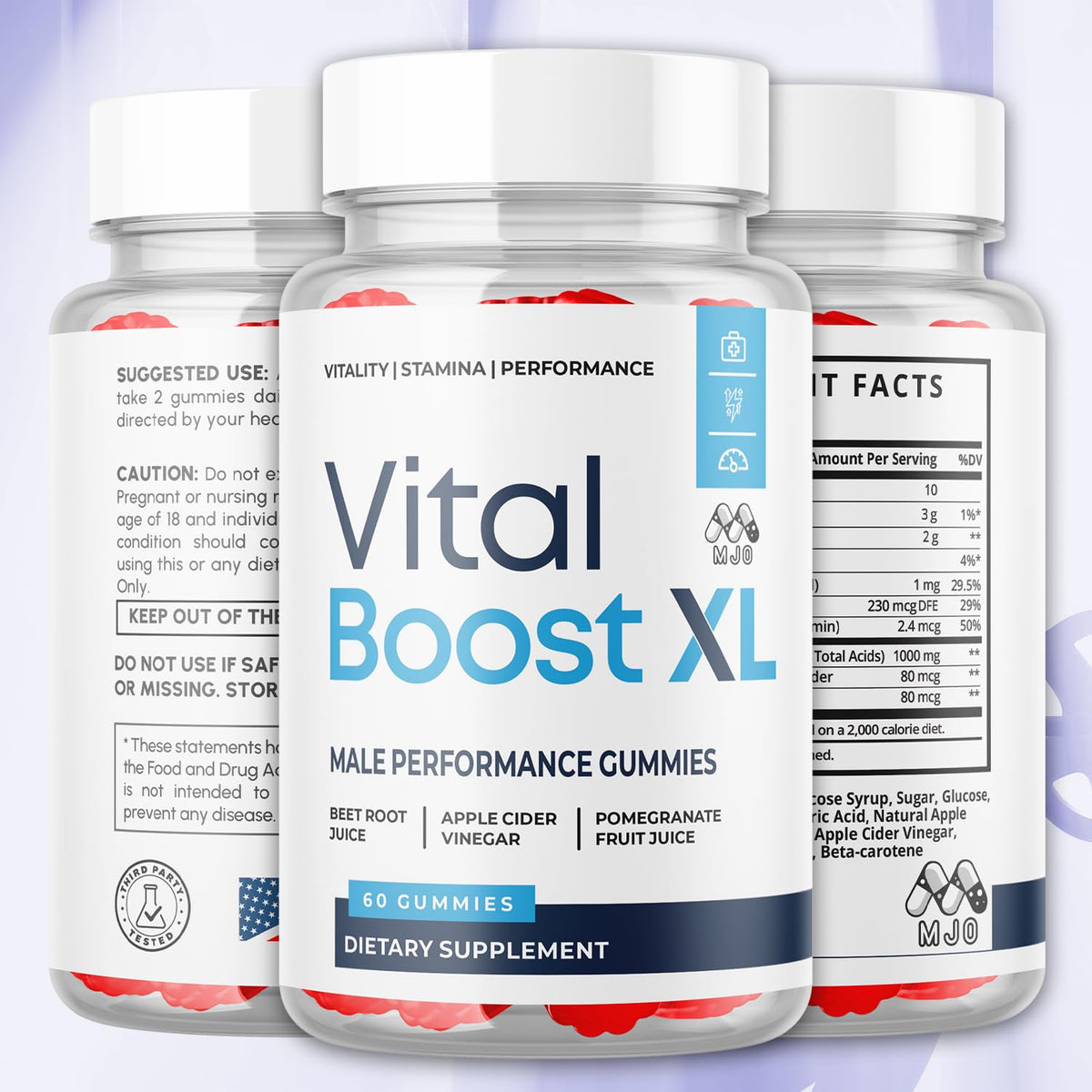 Vital Boost XL Gummies, Official Vital Boost XL Supplement (60 Gummies)