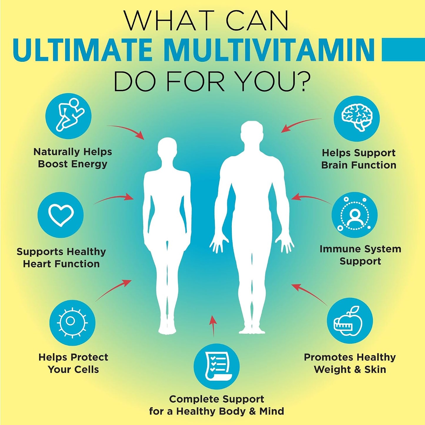 OmniBiotics Ultimate Daily Multivitamin + Ashwagandha Root Supplement