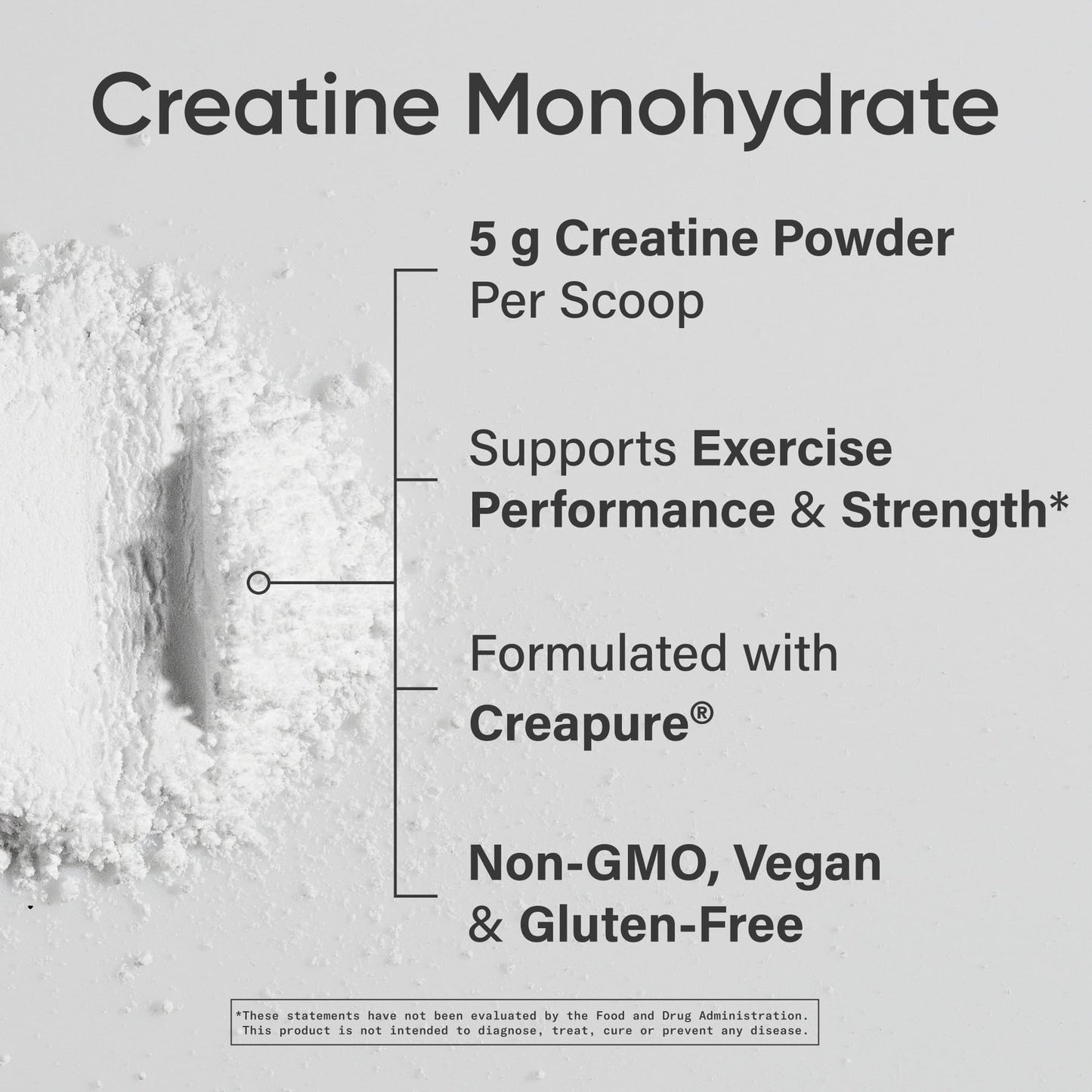 Sports Research Creatine Monohydrate - Gain Lean Muscle, Improve Performance and Strength and Support Workout Recovery* - 5 g Micronized Creatine - 17.64 oz