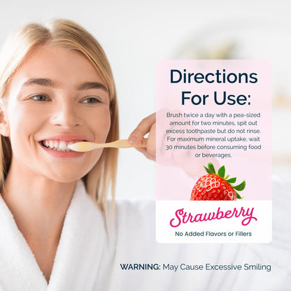 Dr. Jen Fluoride Free Toothpaste with 10% Premium Nano Hydroxyapatite