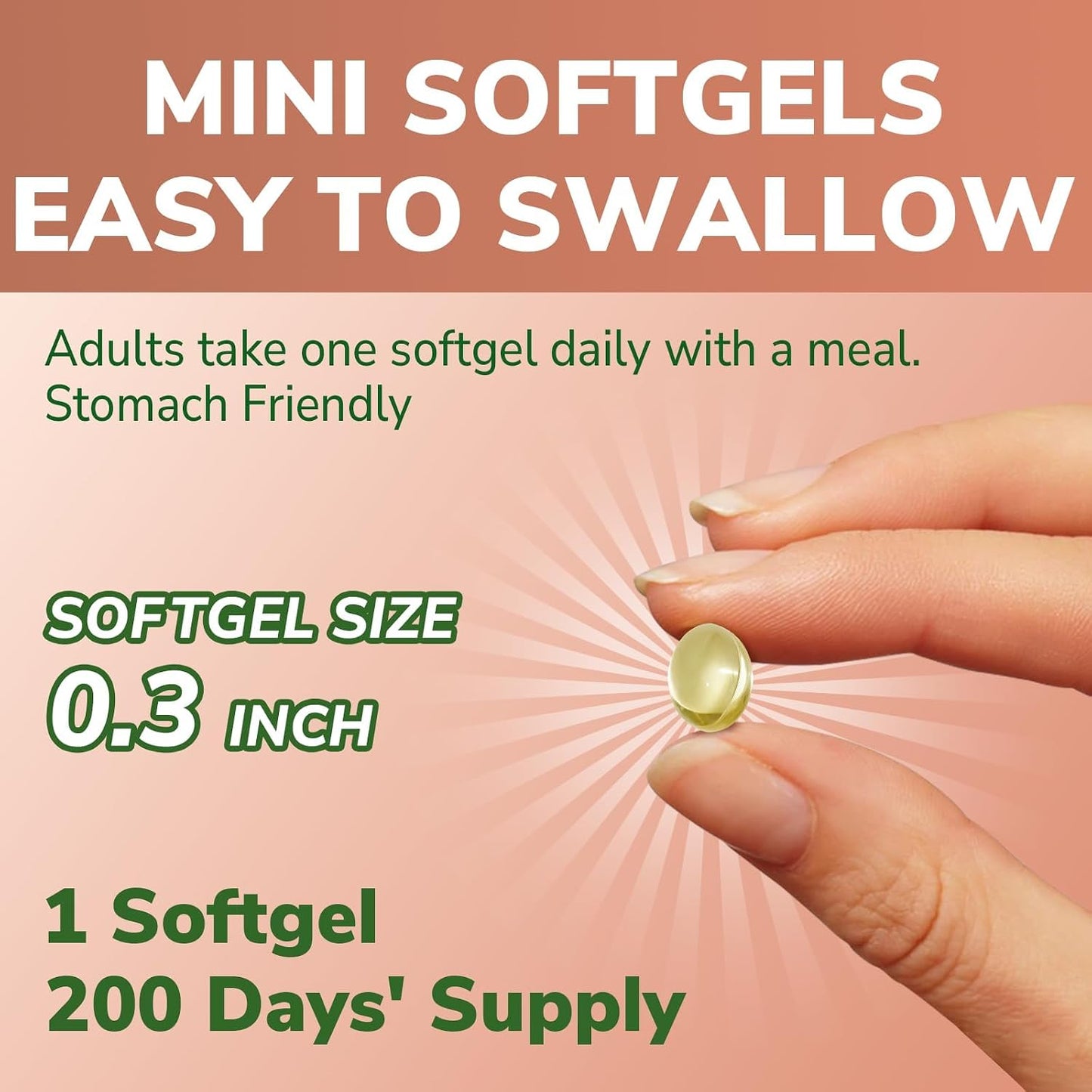 Odorless Garlic Oil, Maximum Potency, Concentrated Extract, Non-GMO, No Gluten, Heart & Immunity, Antioxidant Defense, 200 Softgels