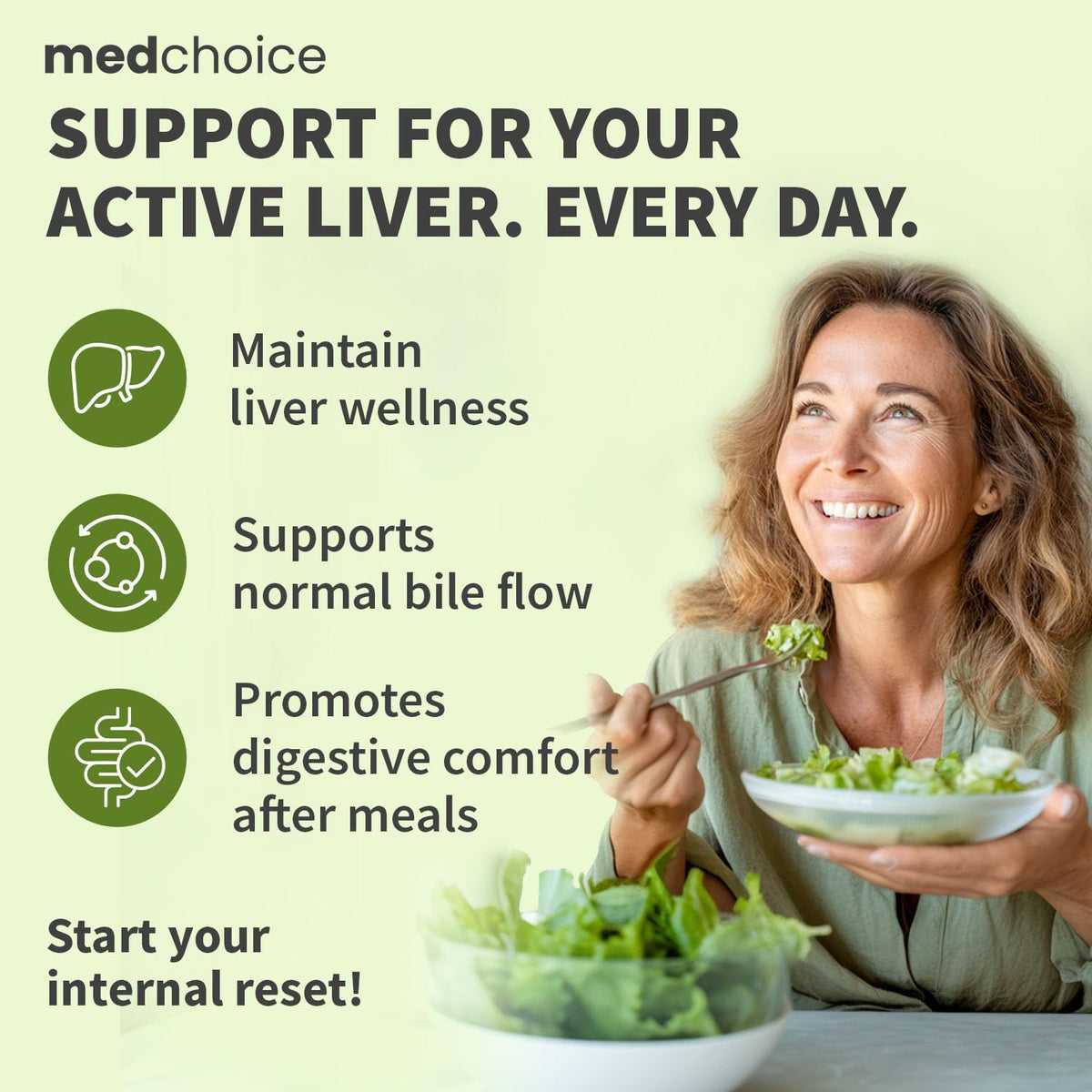 MEDCHOICE Milk Thistle Liver Support Supplement with NAC & Artichoke, 90ct