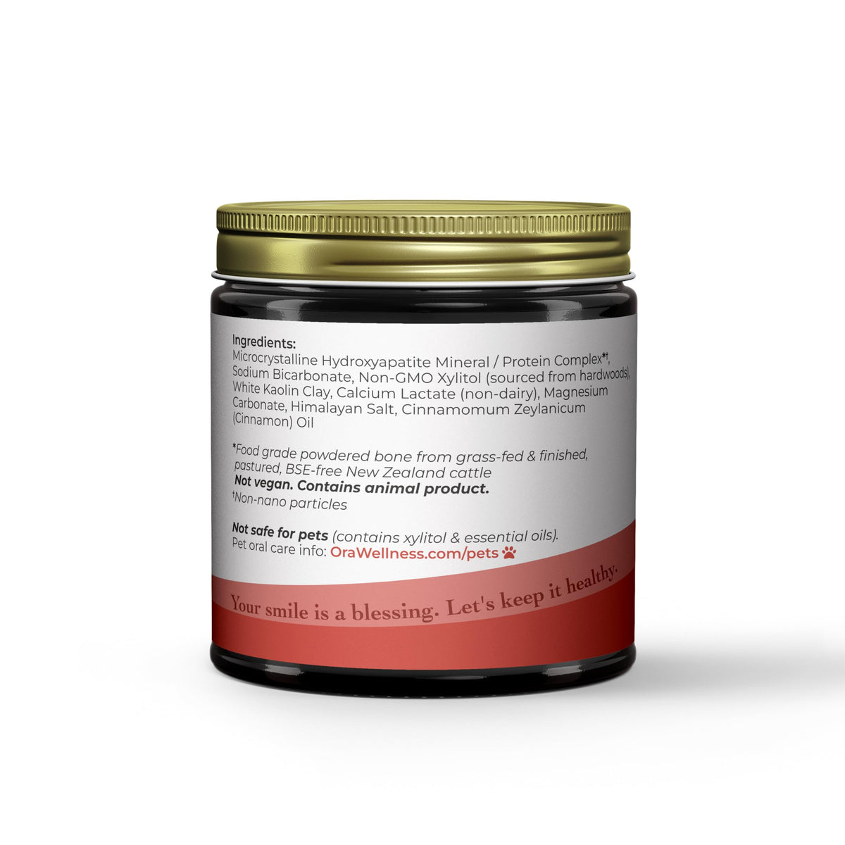 OraWellness Shine Remineralizing Tooth Powder with Hydroxyapatite, Mint