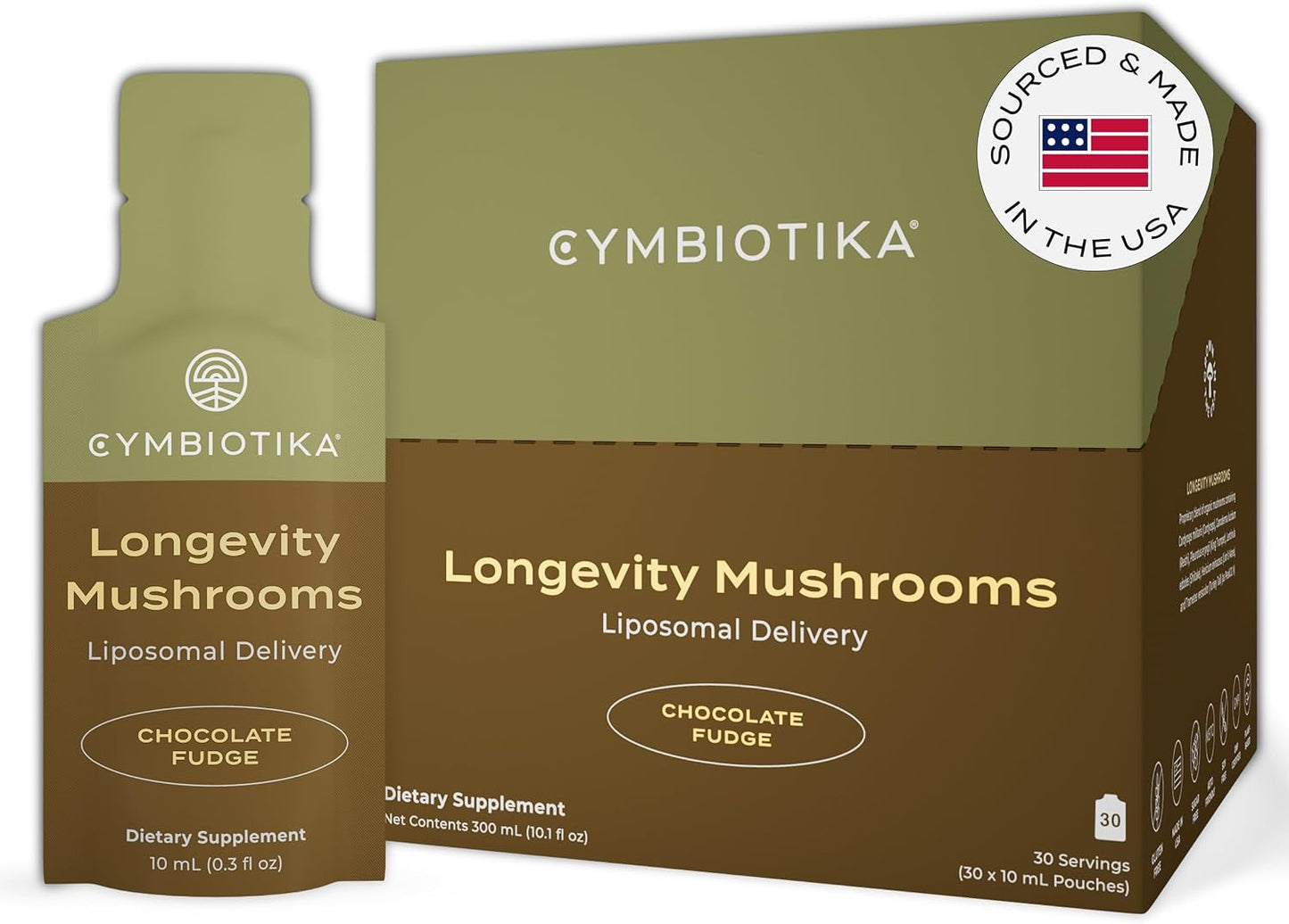 CYMBIOTIKA Liposomal Mushroom, Lion's Mane, for Immune & Energy