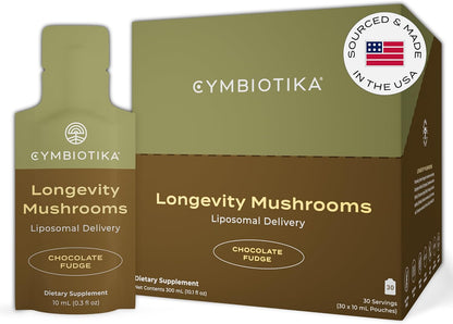 CYMBIOTIKA Liposomal Mushroom, Lion's Mane, for Immune & Energy