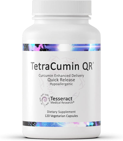 Tesseract Medical Research Optimal Gut & Tissue Bundle, Butyric Acid Complex Gastrointestinal and Curcumin Metabolite Joint Relief Supplement