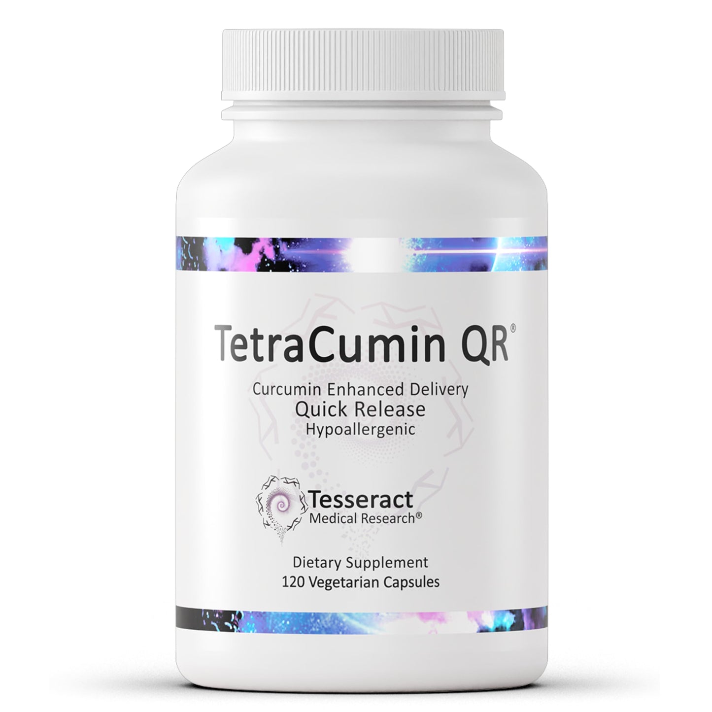 Tesseract TetraCumin SR Turmeric Curcumin Supplement, 120 Capsules | Sustained Release, Metabolite, Supports Joint Comfort, Mobility & Flexibility, For Women & Men, Curcuma Capsules, Gluten Free