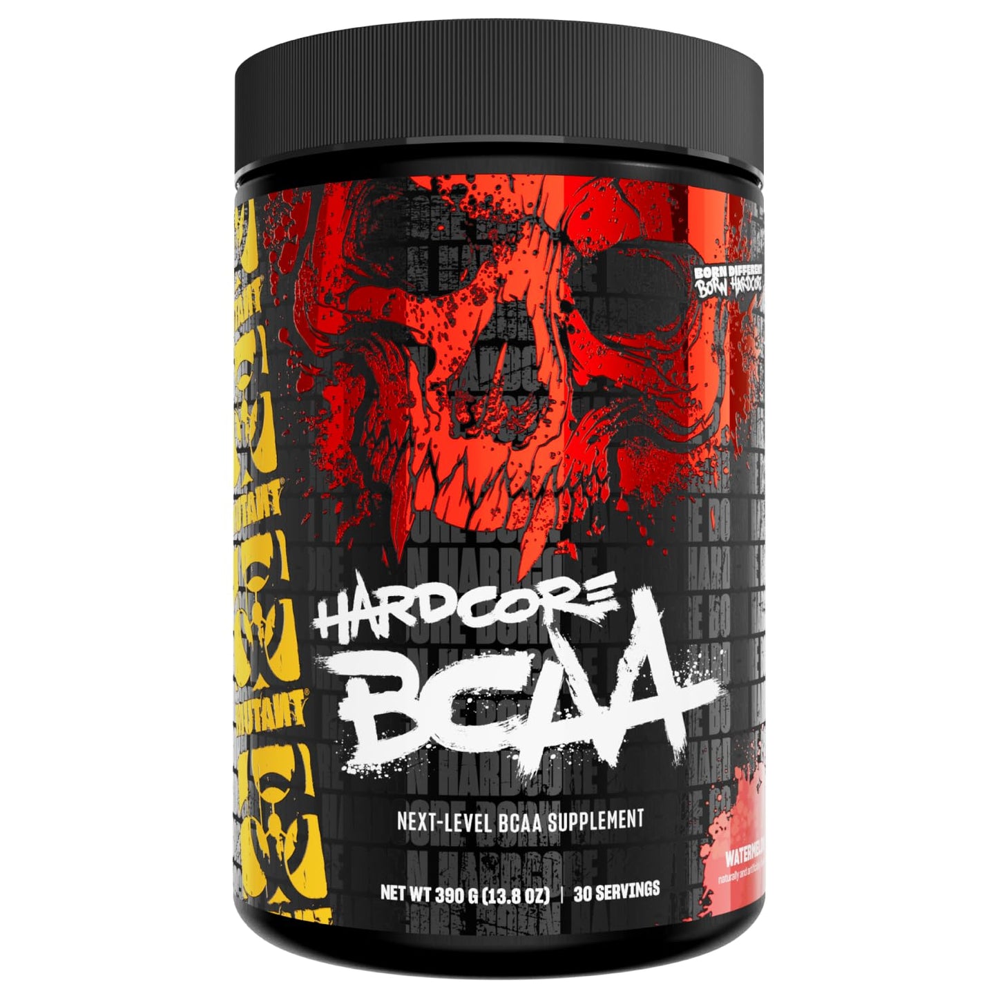 Mutant Hardcore BCAA - Pre, Intra or Post Workout – BCAA Next Level branched-Chain Amino Acids Supplement – Hydration + Recovery - 30 Serving - Blue Raspberry