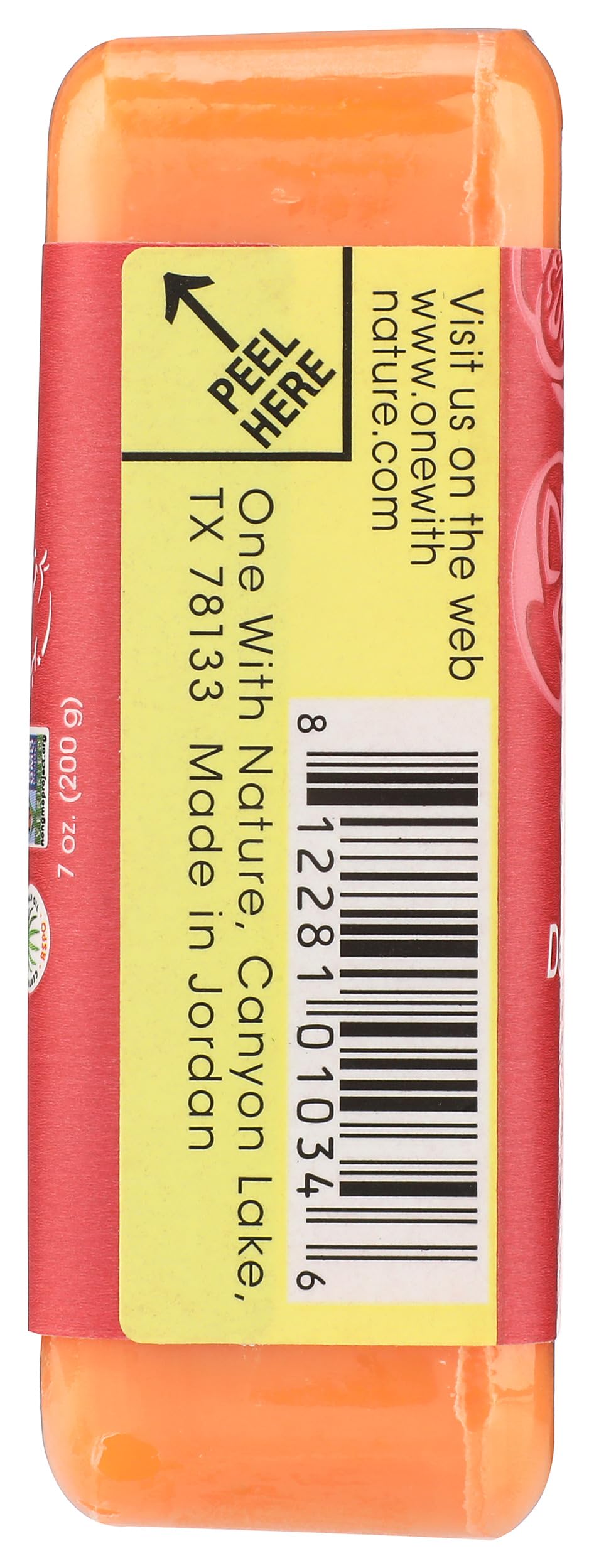 One With Nature Dead Sea Mineral Soap, Lemon Sage, 7-Ounces (Pack of 6)