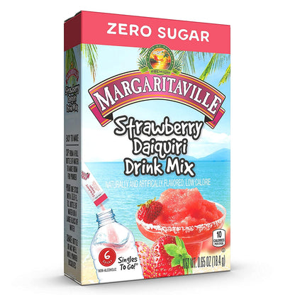 Margaritaville Singles To Go Drink Mix, Non-Alcoholic Powder Sticks (Pina Colada)