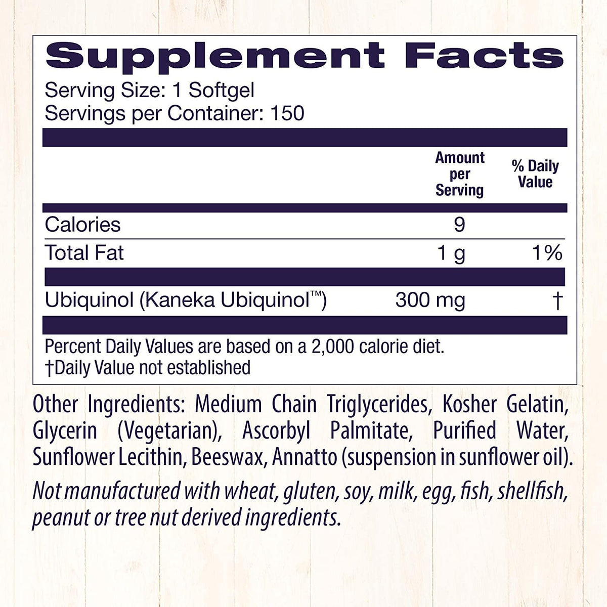 Healthy Origins Ubiquinol (Active Form of CoQ10), 300 mg - Activated Form of CoQ10