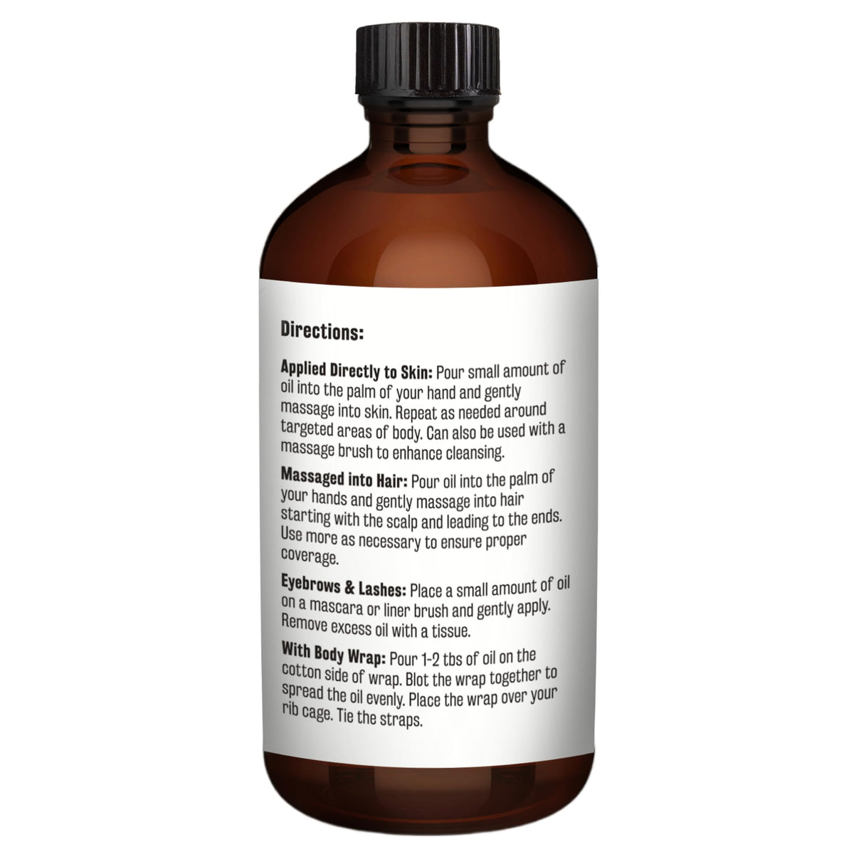 Organic Castor Oil Roll On - Extra Virgin, Unrefined & Hexane-free (3oz)