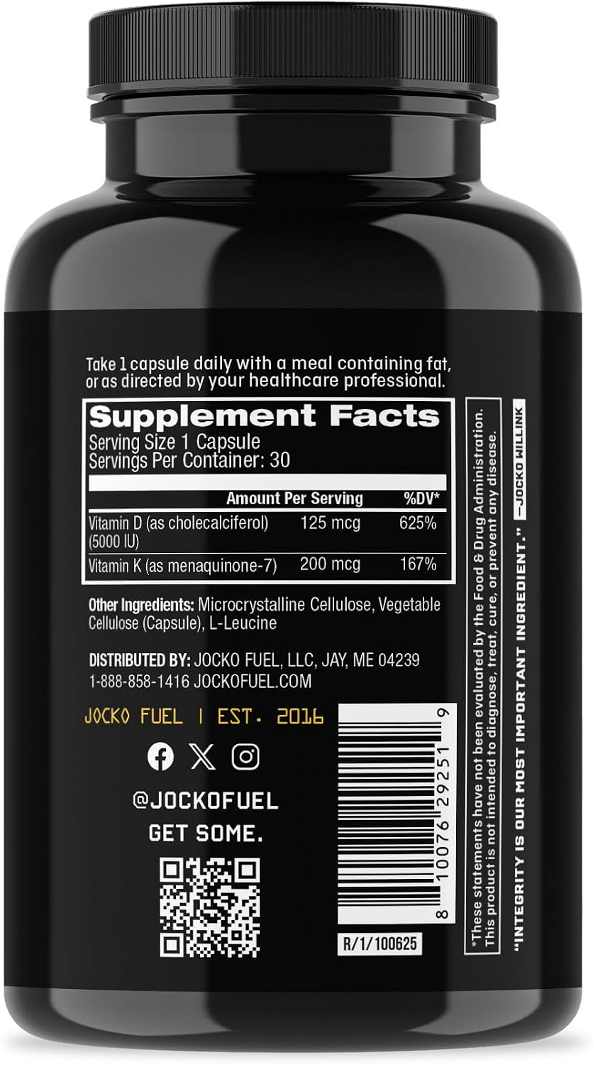 Jocko Vitamin D3 + K2