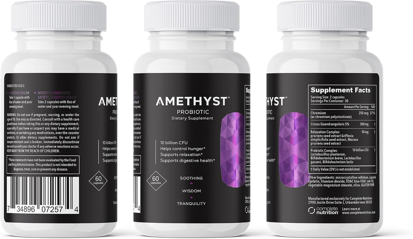 Complete Nutrition Amethyst Probiotic Supplement