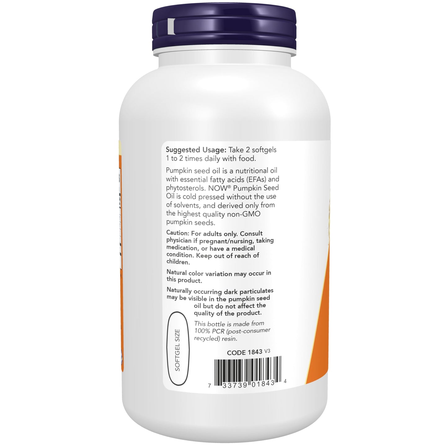NOW Supplements, Pumpkin Seed Oil 1000 mg with Essential Fatty Acids and Phytosterols, Cold Pressed, 200 Softgels