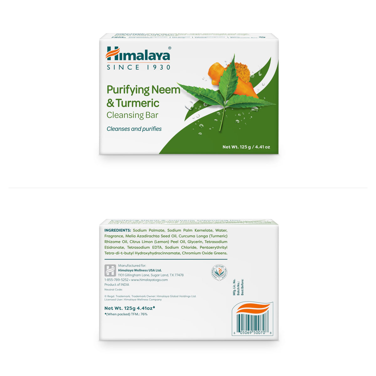 Himalaya Nourishing Cream & Honey Cleansing Bar Soap, 4.41 oz, 6 Pack