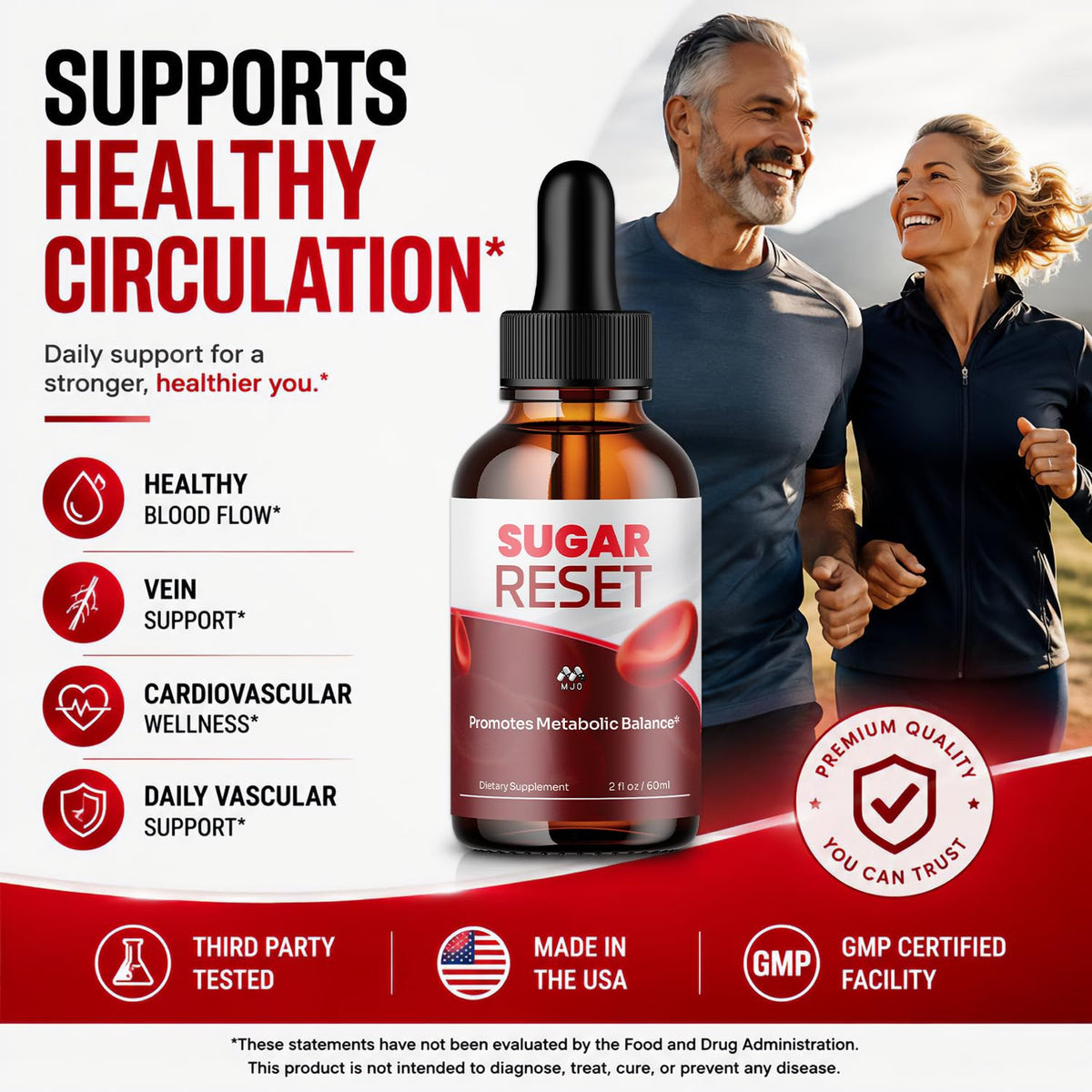 Sugar Reset Drops, SugarReset Advanced Blood Support Supplement 30 Servings