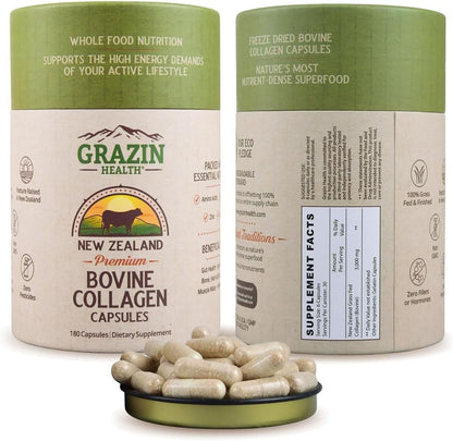 Men’s Vitality Bundle Organ Complex + Man Power + Collagen | Whole-Food Organ Capsules Grass-Fed New Zealand Sourced Supplements for Clean Daily Wellness and Nutrition Support