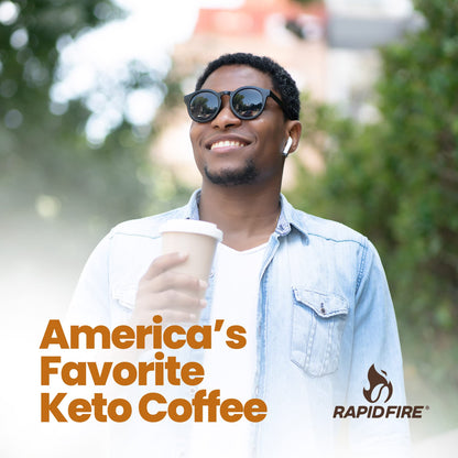 Rapidfire French Vanilla Ketogenic High Performance Keto Coffee Pods, Supports Energy