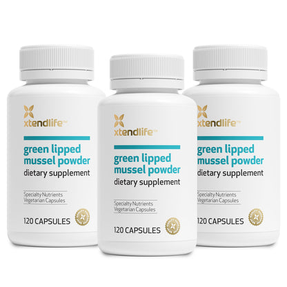 Xtend-Life | Green Lipped Mussel Powder | Extra Strength New Zealand Green Lipped Mussel 2400mg per Serving | for Joint Health & Inflammation Management | 120 Capsules (one Month Supply)
