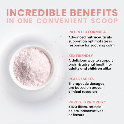 Pure Therapro Rx Just Relax Cherry - 60 Servings | Supports Relaxed Mood & Healthy Blood Pressure | Myo-inositol, Di-Magnesium Malate, GABA, Taurine, & L-Theanine