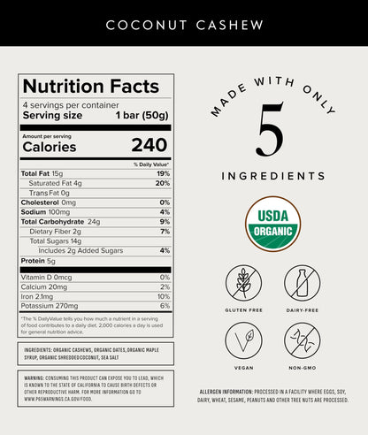 Truvani Plant Based Snack Bars | Variety | 12 Pack | Vegan | 5-8g Protein | USDA Organic and Vegan | Dairy, Soy, and Gluten Free | Individually Wrapped