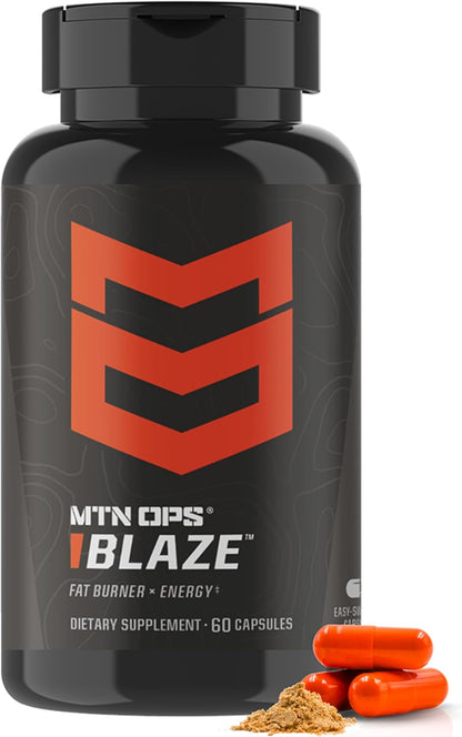 MTN OPS Blaze Fat Burner & Thermogenic Metabolism Booster