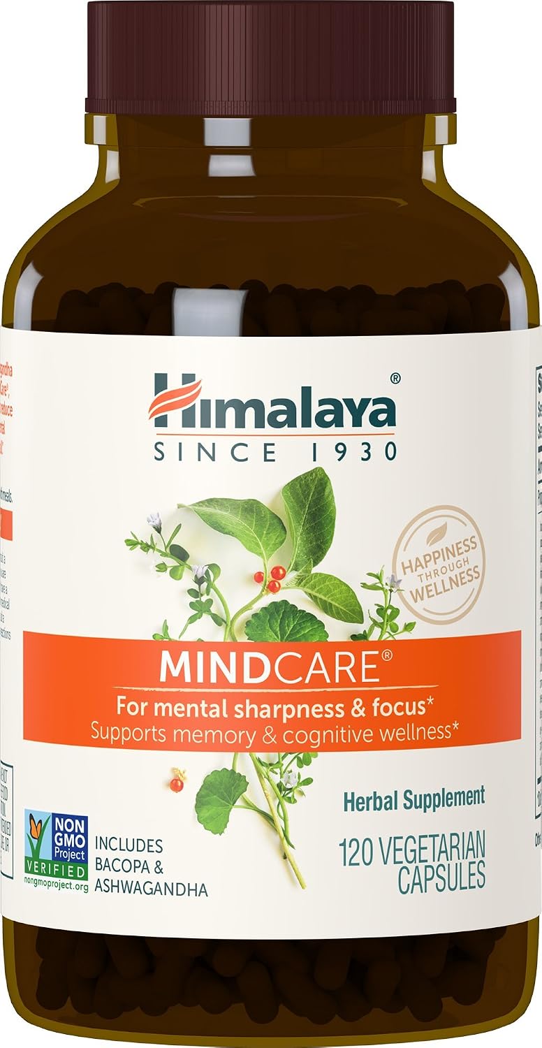Himalaya MindCare, Nootropic Brain Supplement, 1170 mg, 120 Capsules