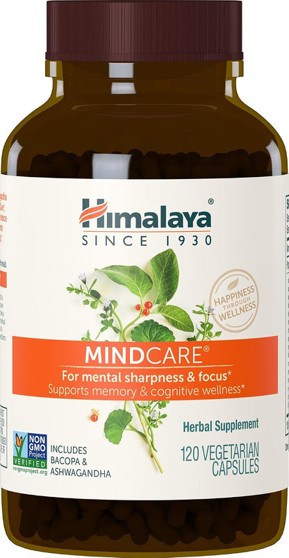 Himalaya MindCare, Nootropic Brain Supplement, 1170 mg, 120 Capsules