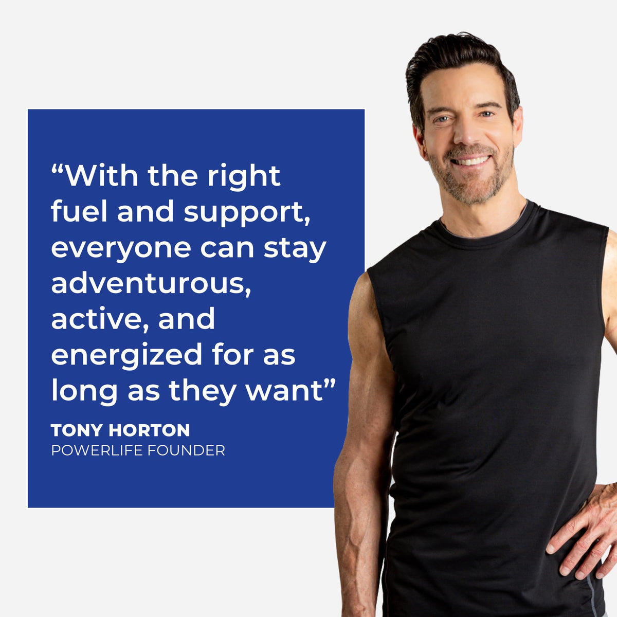 POWERLIFE Tony Horton High Impact Grass Fed Whey Protein with 3000 MG of HMB