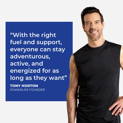 POWERLIFE Tony Horton High Impact Grass Fed Whey Protein with 3000 MG of HMB