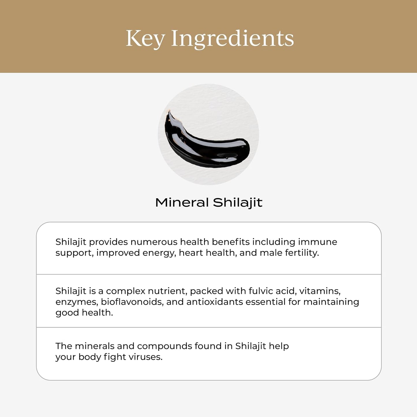 CYMBIOTIKA Shilajit Resin & Golden Mind Bundle, Elemental Gold, Immune & Digestive Support Supplement and Nootropic Brain Booster Liquid Supplement