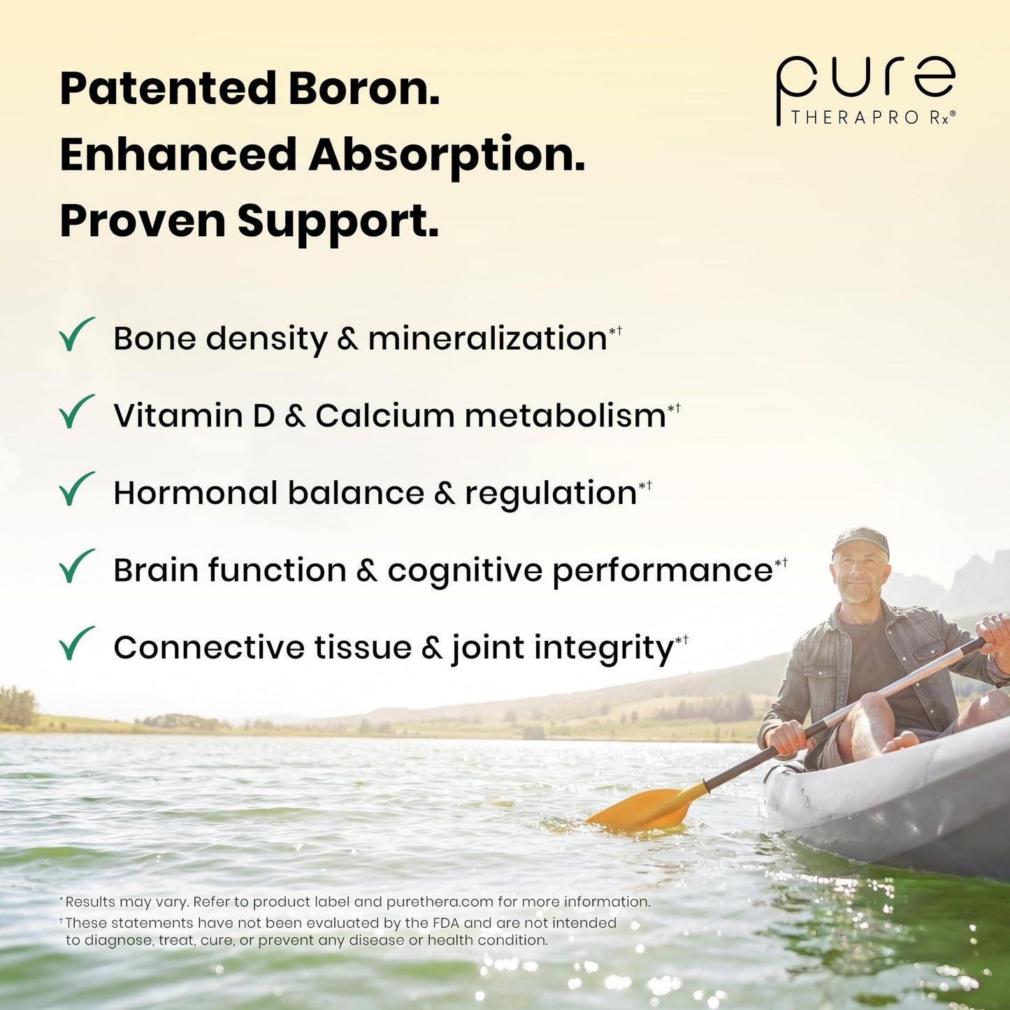 Bio Boron, 10mg/Capsule, Bororganic Glycine Boron Supplements for Men & Women, Vegan Mineral Supplements for Bones, Cardiovascular Function & Immunity Support, 90 Vegetarian Capsules