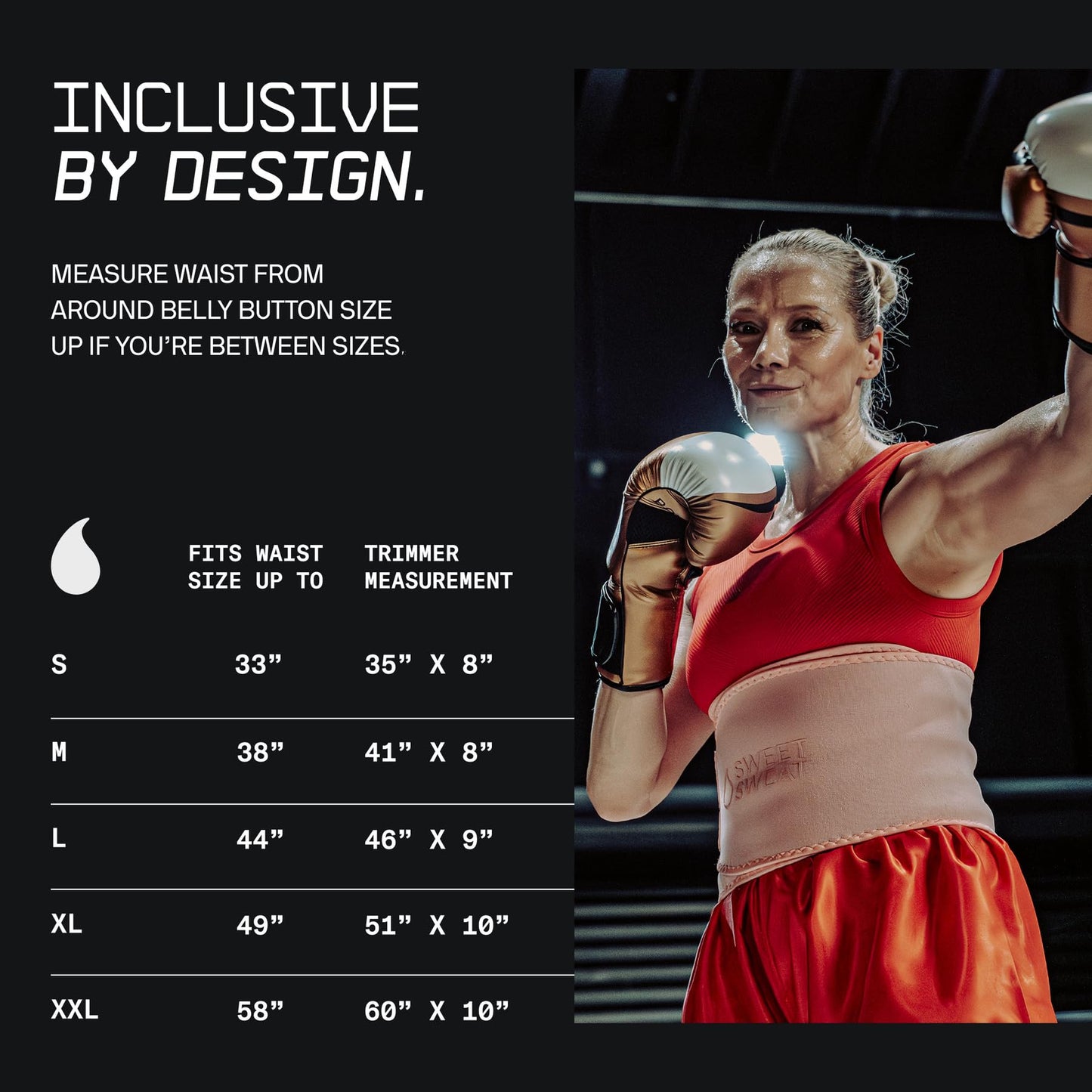 Sports Research Sweet Sweat® Waist Trimmer - Premium Sweat Enhancing Fitness Band for Women & Men