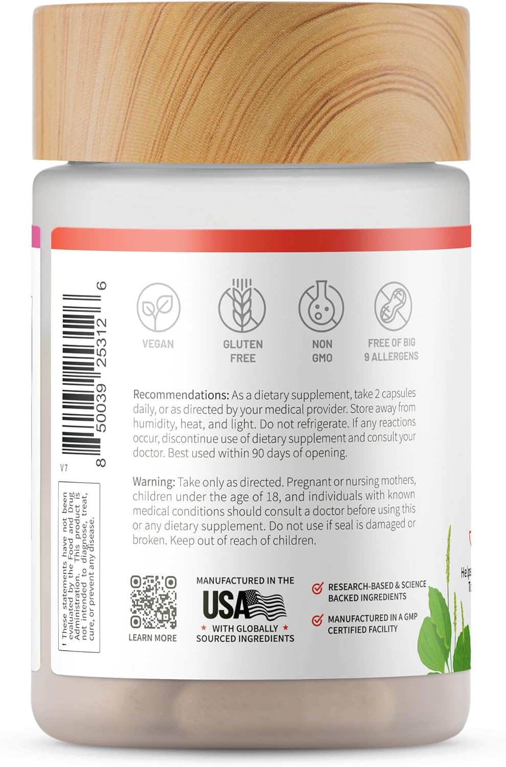 Snap Supplements Detox Blend to Support Gut Health, 60 Vegan Capsules | Licorice, Psyllium Husk, Fennel, Ginger, to Support Healthy Detox & Digestion, Gluten-Free, Non-GMO, Free of Major Allergens