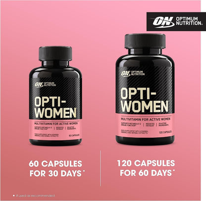Optimum Nutrition Opti-Women, Vitamin C, Zinc and Vitamin D for Immune Support