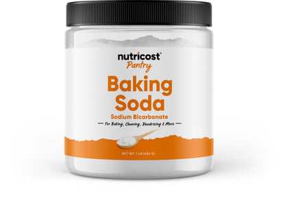 Nutricost Pantry Baking Soda (2 LBS) - For Baking, Cleaning & Deodorizing