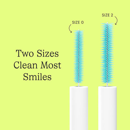 Great Gums Interdental Brushes by COCOLAB, Dental Floss Picks, Size 0, 25ct