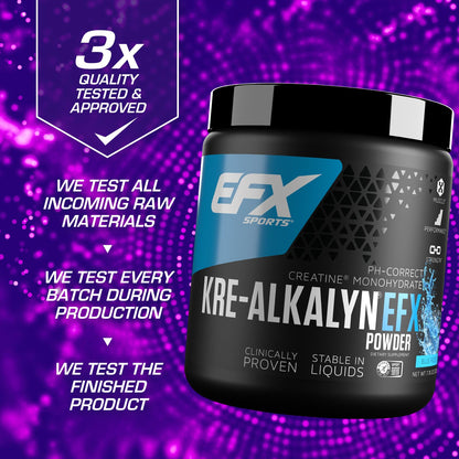 EFX Sports Kre-Alkalyn EFX Powder | pH Correct Creatine Monohydrate Powder Supple