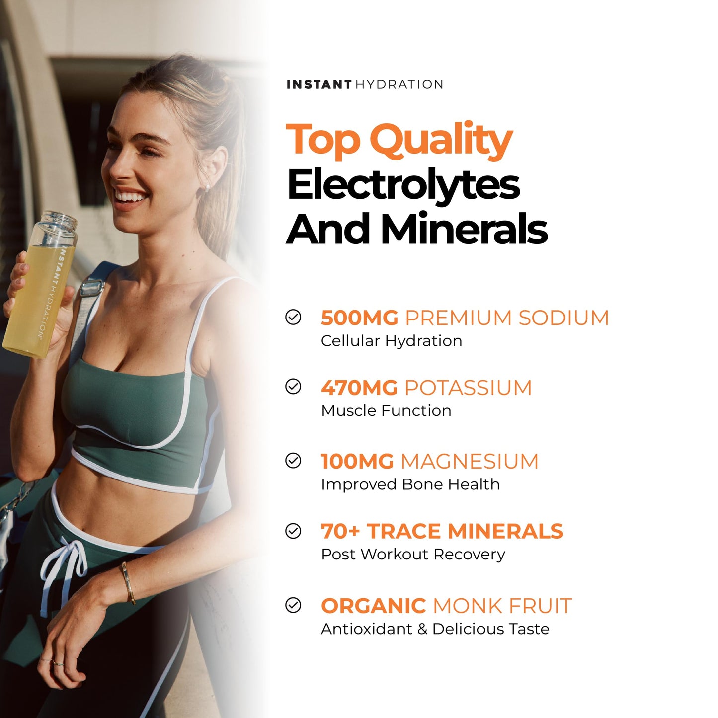 Instant Hydration Sugar Free Electrolytes Powder Packets Variety Pack - Watermelon, Raspberry, Lemon Lime Drink Mix & Travel Essentials with Magnesium and Potassium - Post Workout Recovery - 20 Sticks