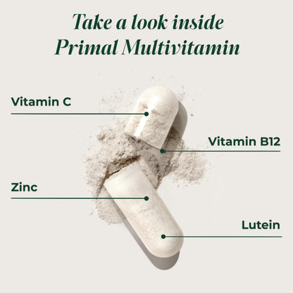 Primal Harvest Multivitamin - Daily Supplement, Gluten & Soy Free