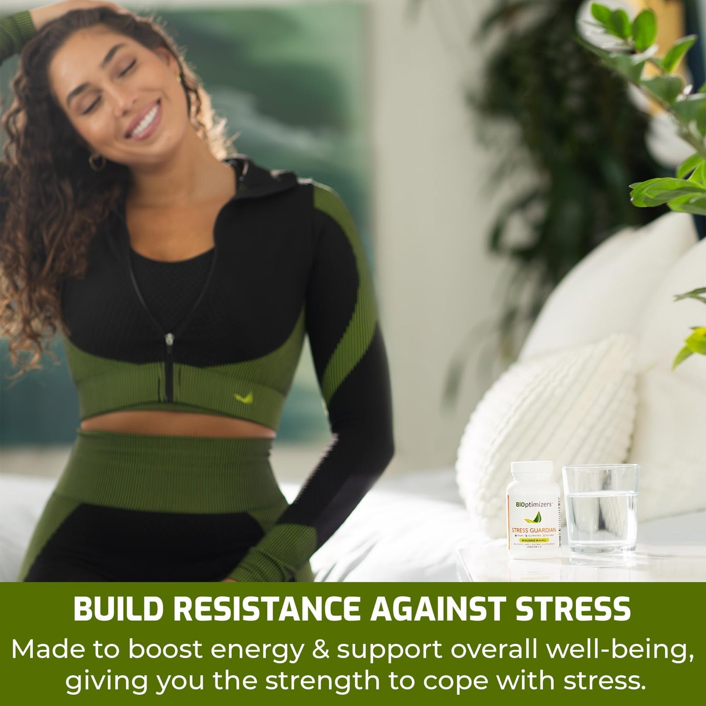 BIOptimizers Stress Guardian – Stress Relief Capsule – Rest Support Management - 90 Capsules