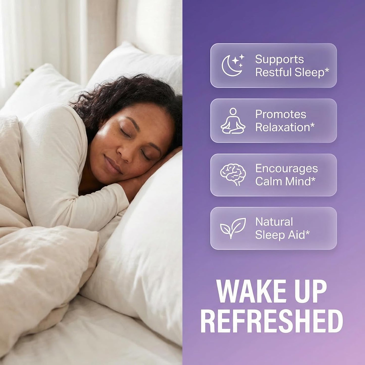 Clean Nutraceuticals Melatonin 10mg Valerian Root L Theanine 200mg Ashwagandha - Sleep Support for Women & Men with Magnesium Complex, Lemon Balm, Chamomile, & Passion Flower - 60 Caps