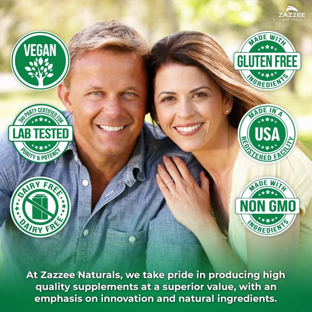 Zazzee Extra Strength Mullein Leaf 10:1 Extract, 120 Vegan Capsules, 4 Month Supply, Verbascum Thapsus, Respiratory & Lung Support, Certified Kosher, 100% Pure Leaf Powder, Non-GMO, Made in the USA