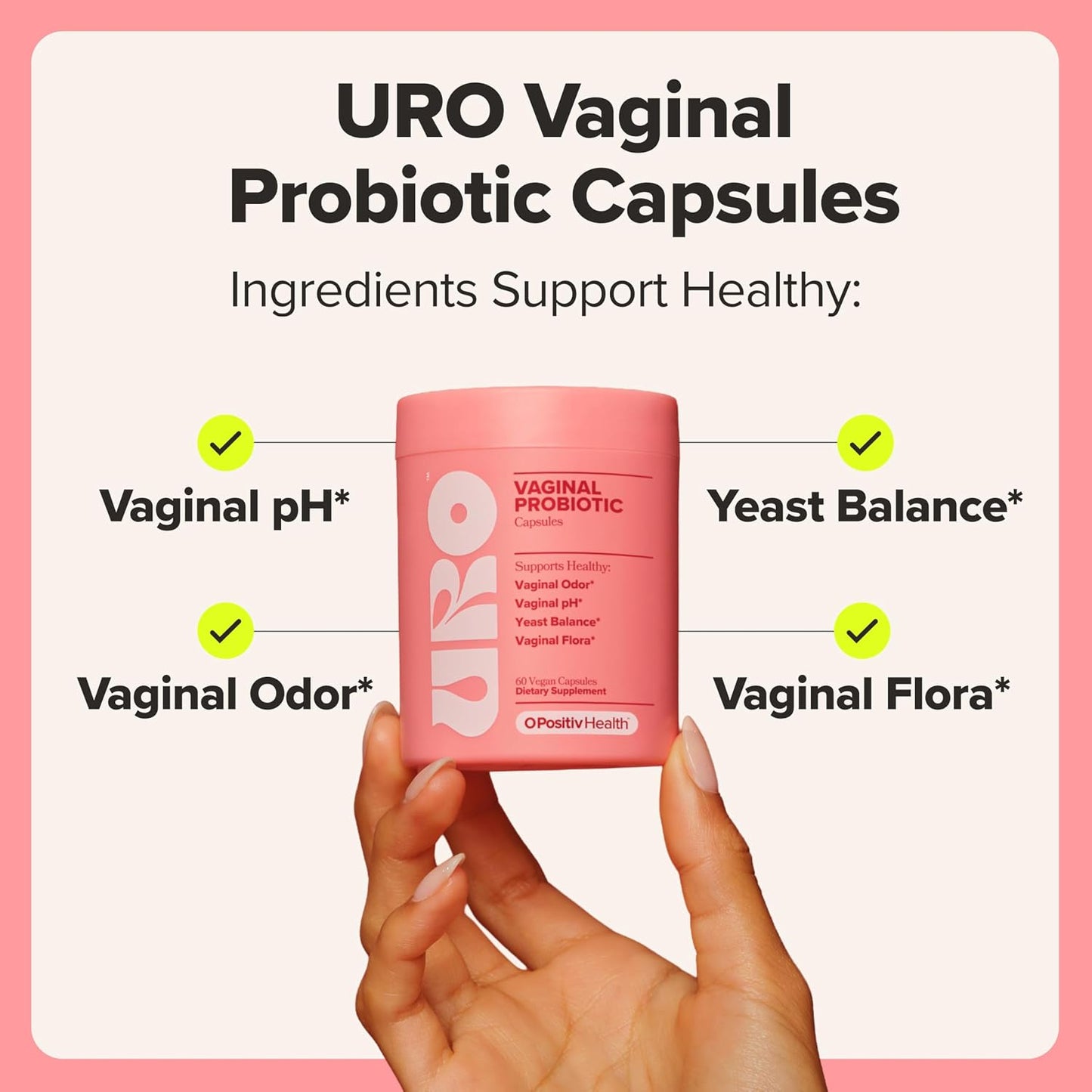 O Positiv URO Happy Body Bundle – Vaginal Probiotic, Metabolism & Fiber