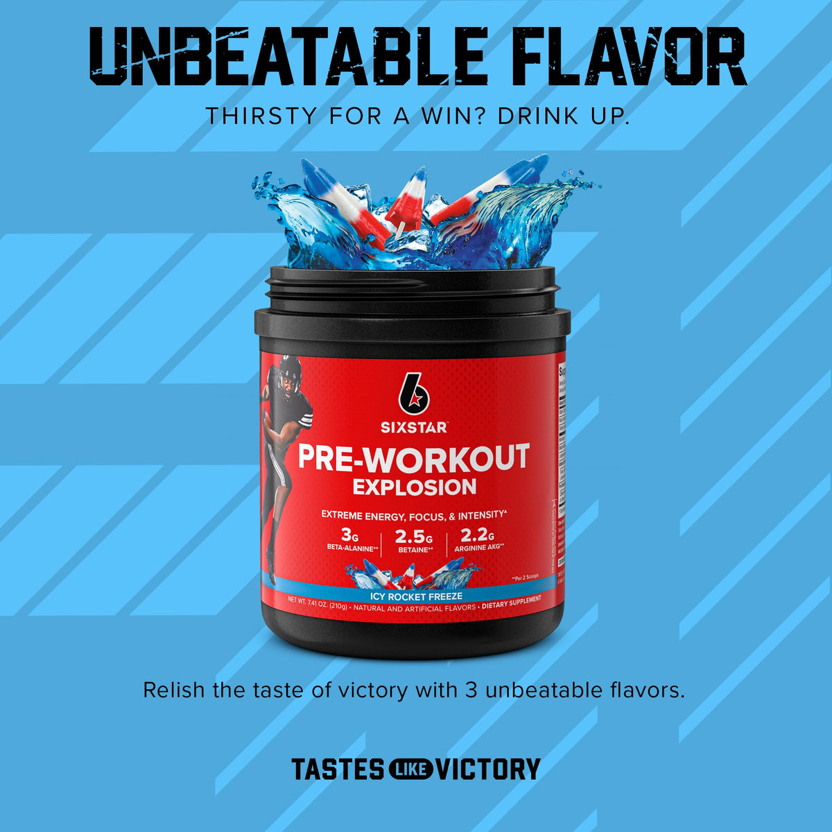 Six Star Pre Workout PreWorkout Explosion | Pre Workout Powder for Men & Women